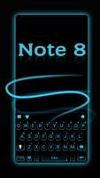 Neues Galaxy Note8 Tastatur thema Plakat