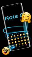 برنامه‌نما Keyboard theme for Galaxy Note8 عکس از صفحه