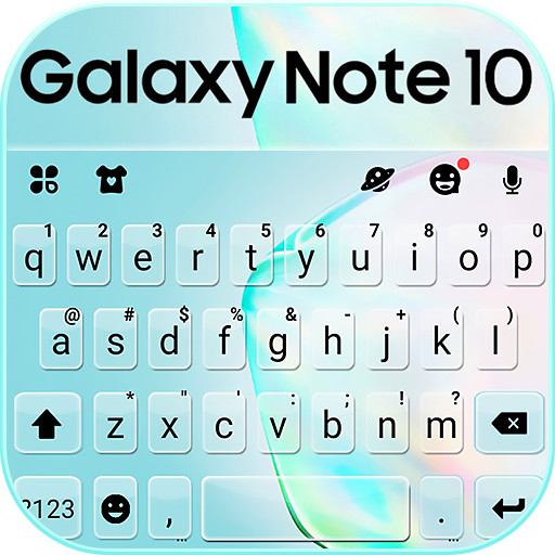 最新版、クールな Galaxy Note 10 のテーマキー