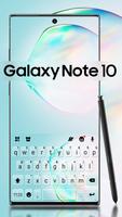 Tema Keyboard Galaxy Note 10 poster