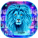 Galaxy Neon Lion Keyboard Them APK