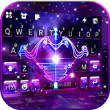 Fond de clavier Galaxy Sagitta icône