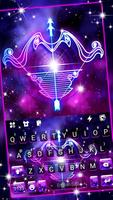 Fundo do Teclado Galaxy Sagitt Cartaz