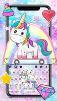 Galaxy Skate Unicorn poster