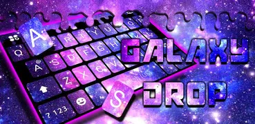 Galaxy Space Drop 主題鍵盤