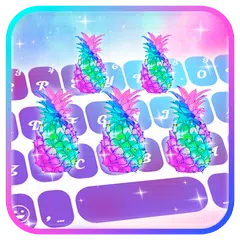 Galaxy Pineapple Teclado