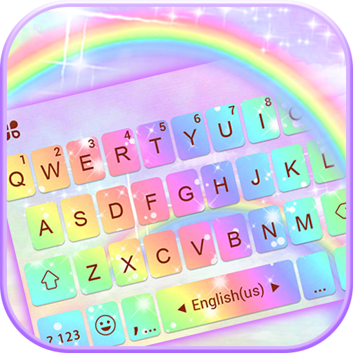 Teclado Galaxy Rainbow