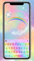 тема Galaxy Rainbow постер