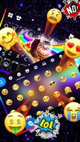 Fundo do Teclado Galaxy Rainbo imagem de tela 3