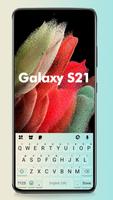 الكيبورد Galaxy S21 الملصق