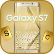 Galaxy S7 Gold 主題鍵盤