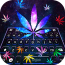Fundo do Teclado Galaxy Weed G APK