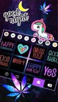 Fundo do Teclado Galaxy Weed G imagem de tela 2