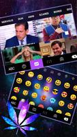 Fundo do Teclado Galaxy Weed G imagem de tela 3