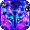 Tema Keyboard Galaxy Wild Wolf