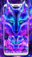 Neues Galaxy Wild Wolf Tastatu Plakat
