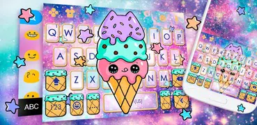 Tema de Teclado Galaxy Tasty I