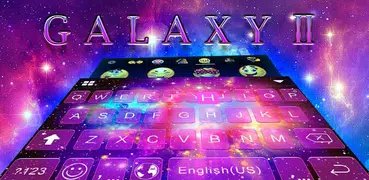 Galaxy Starry Fondo de teclado