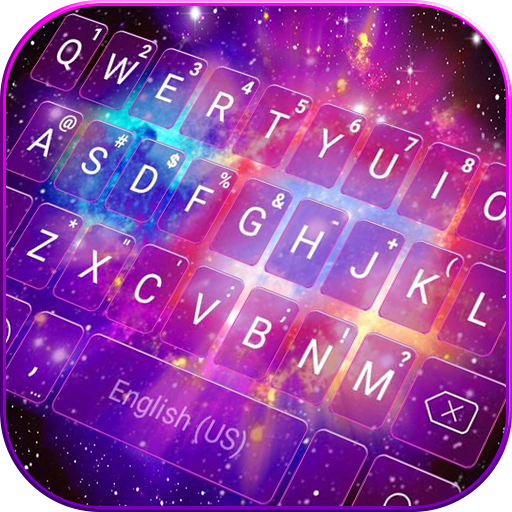 最新版、クールな Galaxy Starry のテーマキーボ
