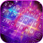 Fond de clavier Galaxy Starry icône