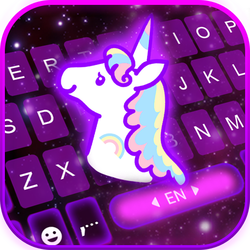 Tema de Teclado Galaxy Unicorn