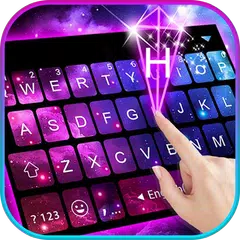 Скачать Тема для клавиатуры Galaxy 3d  APK