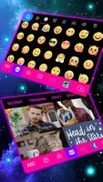 Tema Keyboard Galaxy 3d Hologr screenshot 3