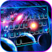 Fundo do Teclado Galaxy 3D Par
