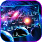 Hình nền bàn phím Galaxy 3D Pa biểu tượng