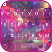 O tema de teclado Galaxy de So
