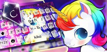 最新版、クールなKawaii Unicornのテーマキーボー