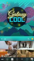 Tema Keyboard Galaxycool imagem de tela 3
