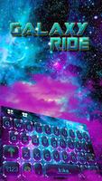 Tema Keyboard Galaxyride Cartaz