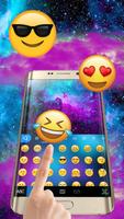 Galaxy Glitter Keyboard Theme اسکرین شاٹ 3