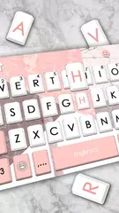 Geometric Coral Pink Keyboard  APK download