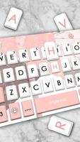 Tema Keyboard Geometric Coral  imagem de tela 1