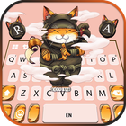 Ginger Ninja Cat Zeichen