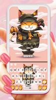 Ginger Ninja Cat Plakat