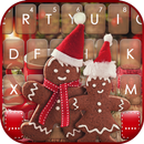 خلفية الكيبورد Gingerbread Man APK