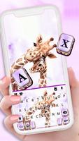Giraffe Love poster