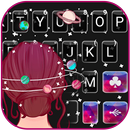 Hình nền bàn phím Girl In Univ APK
