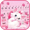 Girlish Kitty 키보드 백그라운드 APK