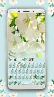 Tema Keyboard Girly Charming F poster