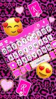 الكيبورد Girly Cheetah Heart تصوير الشاشة 2
