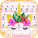 ثيم لوحة المفاتيح Girly Gold U APK