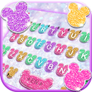 ثيم لوحة المفاتيح Girly Glitte APK