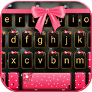 Girly Pink Bow Tema de teclado APK