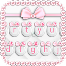 ثيم لوحة المفاتيح Girly Pink B APK