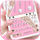 Teclado Girly Pink Glitter APK
