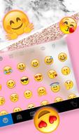 Teclado Girly Pink Glitter imagem de tela 2